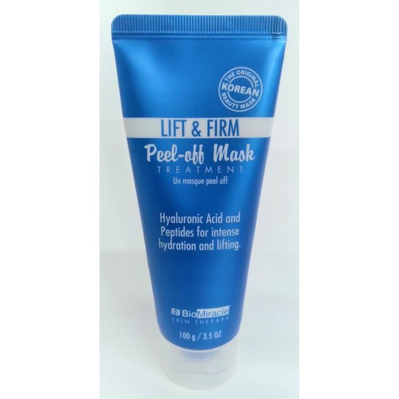 BioMiracle Lift & Firm Peel-Off Mask Treatment 3.5 oz Tubes Lot of 6 New - Picture 3 of 4